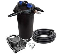 SunSun CPF-15000 SET 30000l 18W UVC NEO3800 Bomba Manguera Set de filtro para estanque