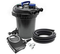 SunSun CPF-180 SET 6000l 11W UVC NEO8000 Bomba Manguera Set de filtro para estanque