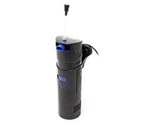 SunSun CUP-809 Filtro interno para acuario 700 l/h 4en1 con bomba para acuario, clarificador UVC de 9 W, tubo de oxígeno, con esponja filtrante y biobolas