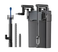 SunSun HBL-803 Filtro de Acuario Externo Colgante 500 l/h para acuarios de hasta 150 l, filtrado multietapa con Medios filtrantes