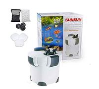 SunSun HW-302 - Filtro externo de 3 etapas de 265 GPH con kits de medios