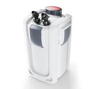 SunSun HW-702A Filtro Externo para acuarios 1000 l/h a 24 W Filtro de Acuario de 3 etapas con Medios y esponjas filtrantes incluidos