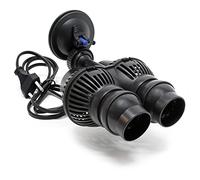 SunSun JVP-201A Bomba circulación acuario doble 6000l/h 12W soporte de ventosa generador de olas bomba de flujo acuario