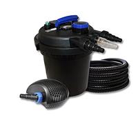 SunSun Kit Filtro estanque presión 10000 11W UVC clarificador 20W bajo consumo tipo bomba 25m tubo