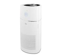 SUNTEC Purificador de aire AirCare 3000 AirMonitor [para habitaciones de hasta 250 m³ (~100 m²)*, elimina al 99,97 % el polvo, los olores, los virus y las bacterias, 3 niveles de ventilación, ionizador, pantalla táctil, control remoto, temporizador 24 h, 55 W]