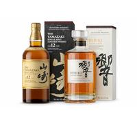 Suntory Whisky Pack 2 Botellas - Yamazaki 12 Años Single Malt + Hibiki Japanese Harmony - Whisky Japonés - 2 x 70 cl -Pack Mysecretwine-