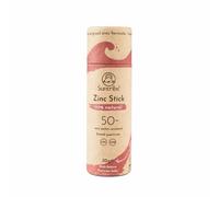 Stick Solar Natural Mineral Zinc FPS 50 Suntribe - Filtro UV Mineral (Òxido de Zinc sin Nanopartículas) - Muy Resistente al Agua - Biodegradable - Orgánico - Residuo Cero - Rojo Retro (30 g)