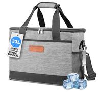 SUNTRIVA Nevera Portatil 33L Bolsa Termica Porta Alimentos Bolsa Comida Trabajo Bolsa Porta Alimentos loncheras de Trabajo para Oficina Viaje Pícnic Colegio Camping