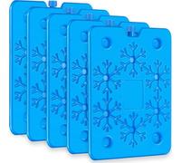 sunVigorous Juego de 5 hielos de 800 ml, Ideales para recipientes térmicos, ultraplanos de 1,5 cm y antifugas, Elementos refrigerantes Reutilizables para Camping, Picnic, Pesca, frío prolongación (5)