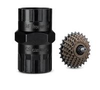 Sunviva Extractor de corona dentada 2 en 1, extractor de cassette para | Perfil de 12 dientes para cassette y rueda libre, diseño compacto de acero para herramientas robusto y tratado térmicamente