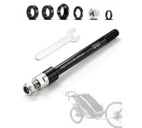Sunviva Remolque de bicicleta de alta resistencia M12 x 1,0 M12 x 1,5 M12 x | Eje tubular M12 (1,0/1,5/1,75) para marco Boost de 142 mm y 148 mm, adaptador universal para e-Bike y MTB