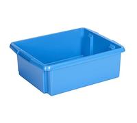 Sunware Nesta - Caja de Almacenamiento, 17 L, Color Azul