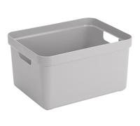 Sunware Sigma Home - Caja de almacenaje (32 L), Color Gris Claro