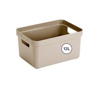 Sunware Sigma Home Caja De Almacenamiento 13L beige - 35x24,6x18,3cm - caja organizadora plastico hogar