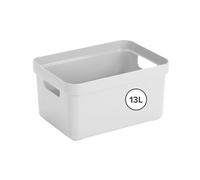 Sunware Sigma Home Caja De Almacenamiento 13L blanco - 35x24,6x18,3cm - caja organizadora plastico hogar