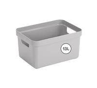 Sunware Sigma Home Caja De Almacenamiento 13L gris - 35x24,6x18,3cm - caja organizadora plastico hogar
