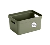 Sunware Sigma Home Caja De Almacenamiento 13L verde - 35x24,6x18,3cm - caja organizadora plastico hogar