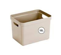 Sunware Sigma Home Caja De Almacenamiento 18L beige - 35x24,6x24,3cm - caja organizadora plastico hogar