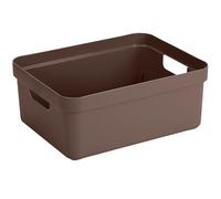 Sunware Sigma Home Caja De Almacenamiento 24L marrón - 44,5x34,5x18,3cm - caja organizadora plastico hogar