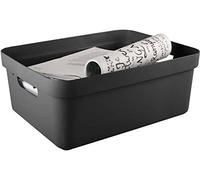Sunware Sigma Home Caja De Almacenamiento 24L negro - 44,5x34,5x18,3cm - caja organizadora plastico hogar