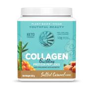 SunWariorCollagen Building Protein Peptides, caramelo salado, sin gluten, sin lácteos, 500 g