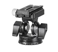 Sunwayfoto Cabezal inclinable de 2 vías Compatible con Arca/RRS DT-03S + Placa QR de 60 mm para trípode/monopié