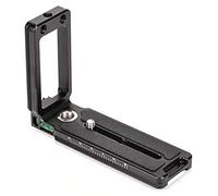 SUNWAYFOTO DPL-08 Una pieza Arca/RRS Compatible con placa L/soporte con enchufe QD y múltiples niveles de burbuja.