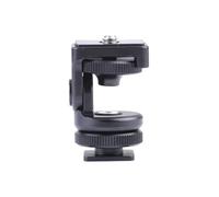 SUNWAYFOTO HB-02 Montaje Inclinable Mini Mount con Adaptador de Cold Shoe y Tornillo de 1/4"-20 para Cage de Cámara, Luz de Video LED ,Cage de Teléfono