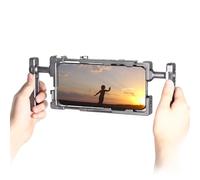 SUNWAYFOTO PCR-01 Smartphone Cage Universal Phone Video Rig Kit con mango, estabilizador de teléfono para grabación de video Accesorios de filmación de teléfono celular