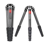 SUNWAYFOTO Trípode de fibra T3650CM para cámara de video, fotografía, peso al aire libre, resistente al agua, carga de 55 libras