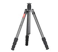 SUNWAYFOTO Trípode T2540CT para cámara de viaje, portátil de fibra de carbono, resistente al agua, plegable, capacidad de carga de 13 kg