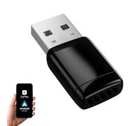 Sunweyer neuester Adaptador Inalámbrico CarPlay & Android Auto 2 IN 1 Dongle,Auto-Conexión,Puerto USB-A, unterstützt Online-Updates, Kabel zu Wireless Adapter (Super Mini S31)