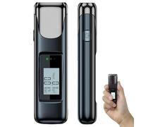 SUNXBUK Alcoholimetro Homologado,Test Alcoholemia con Pantalla LCD y Batería Recargable USB,Alcoholimetro Digital,Test de Alcoholemia Fiable y Rápido,Ideal para Uso Personal, Doméstico y Fiestas