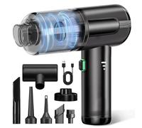 SUNXBUK Aspirador de Mano,Mini Aspirador Recargable sin Cable Coche,20000Pa Potente Portátil, Uso Doméstico y en el Automóvil,3 Niveles de Succión,para el Hogar,Sofá,Mascota, Automóvil,Cocina