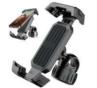 SUNXBUK Soporte Movil Moto Antivibración,Suporte Telemóvel Moto,Soporte de Teléfono para Espejo Retrovisor,Base Giratoria 360°,Ideal para GPS, Navegación, Viajes Y Uso Diario En Carretera