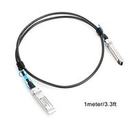 Sunxtzyl DAC Cable 25G Single Channel SFP to SFP, High Speed Direct Attach Copper Cable, Silver - Plated Copper Wire for Big Data Transmission, Compatible Only for Devices in Cloud C (1m)