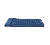 Sunxtzyl Ergonomic Inflating Sleeping Pad with Built-in Pump, Nylon Material, and Storage for Office, Outdoor Camping Hiking (Navy Blue)