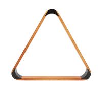 Sunxtzyl Estante Triangular para Bolas de Billar, Cabeza Negra, Pino de 57,2 MM, Soporte para Bolas de Billar de 9 Bolas, Color Amarillo británico