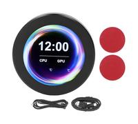 Sunxtzyl Kit de actualización de Pantalla AIO, refrigerador líquido para CPU de 2,1 Pulgadas con Monitor de Temperatura LCD, Pantalla IPS de 480x480 con rotación de 360°, Carcasa de