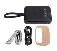 Sunxtzyl Luz LED UV de 405 nm para extensiones de cabello, lámpara portátil de curado con luz UV para pegamento, curado rápido de 18 W con indicador preciso de batería, herramienta portátil (Negra)