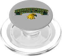 SUNY Brockport Golden Eagles Banner Logo PopSockets PopGrip para MagSafe