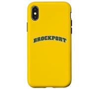 SUNY Brockport Golden Eagles Classic Collegiate Text Carcasa para iPhone X/XS