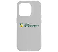 SUNY Brockport Golden Eagles Institutional Shield Logo Carcasa para iPhone 15 Pro