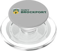 SUNY Brockport Golden Eagles Institutional Shield Logo PopSockets PopGrip para MagSafe