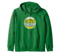 SUNY Brockport Golden Eagles Retro Basketball Classic 90's Sudadera con Capucha
