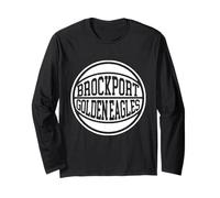 SUNY Brockport Golden Eagles Retro Basketball Classic Manga Larga