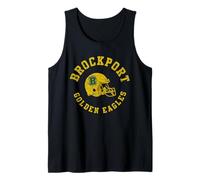 SUNY Brockport Golden Eagles Retro Football Helmet Camiseta sin Mangas