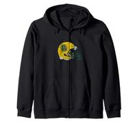 SUNY Brockport Golden Eagles Retro Football Helmet Sudadera con Capucha