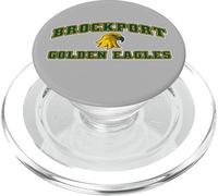 SUNY Brockport Golden Eagles Stacked Logo PopSockets PopGrip para MagSafe