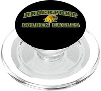 SUNY Brockport Golden Eagles Stacked Logo PopSockets PopGrip para MagSafe